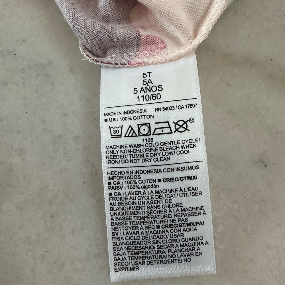 Old Navy Pink Dinosaur Print Kids Casual Dress 🆕 - Picture 5 of 5